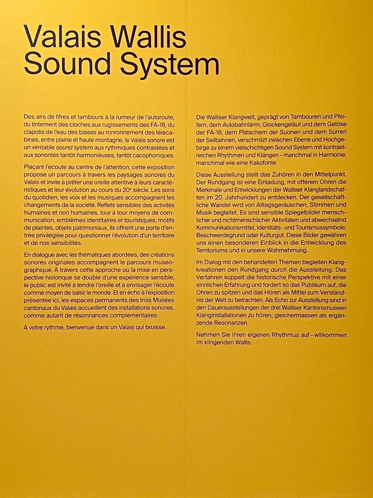 Valais Wallis Sound System